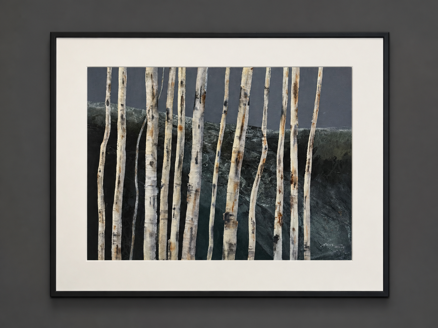 Birch Parade by Pat Dews